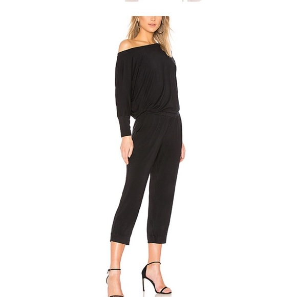 Michael Stars Off The Shoulder Jumpsuit - Picture 2 of 7